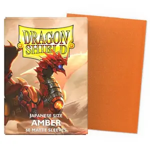 60 Pochettes Matte Format Japonais Amber - Dragon Shield