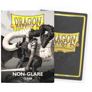 100 Pochettes Matte Non-Glare Format Standard Transparent - Dragon Shield
