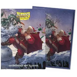 100 Pochettes Brushed Art Format Standard Christmas 2025 - Dragon Shield