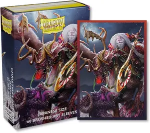 60 Pochettes Brushed Art Format Japonais Christmas 2022 - Dragon Shield