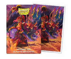 60 Pochettes Matte Art Format Japonais The Fallen - Dragon Shield