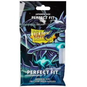100 Sous-pochettes Perfect Fit Format Japonais Transparent - Dragon Shield