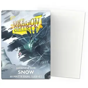 60 Pochettes Dual Matte Format Japonais Snow - Dragon Shield