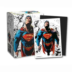 100 Pochettes Dual Matte Art Format Standard Superman Core (coloré) - Dragon Shield