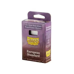 100 Protèges cartes European Standard 59x92mm - Board Game Dragon Shield