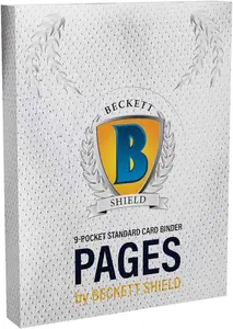 100 Pages de Classeur à 9 pochettes - Beckett Shield