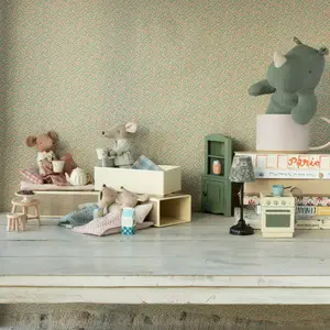 Grand Frère Souris beige dans sa boîte assortie