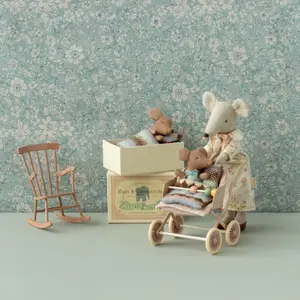 Fauteuil à bascule Souris Rose poudré