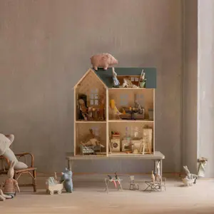 Pièce annexe Salle de bain Maison Miniature Lapins