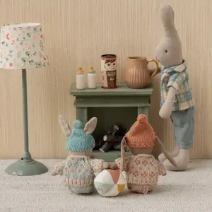 Lapin Hiver Micro Marron Rose