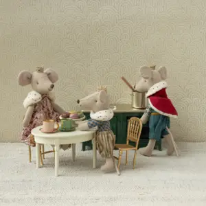 Table à manger vintage Souris Blanc cassé