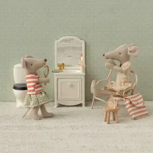 Trousse de toilette Souris Rayé rouge