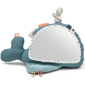 Peluche d'activités avec miroir baleine Wally