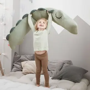 Coussin de maternité et d'allaitement Croco Vert