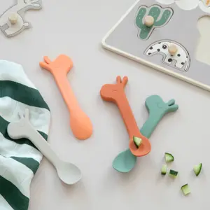 Lot de 2 cuillères en silicone Lalee Rose