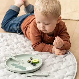 Assiette Croco Vert