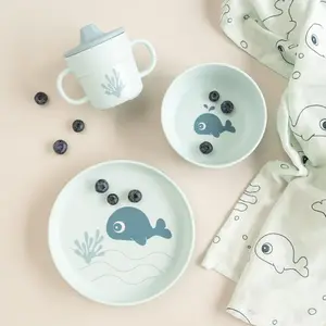 Coffret repas Foodie Wally Bleu (3 pièces)