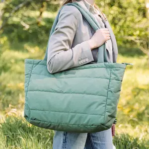 Sac à langer matelassé Vert