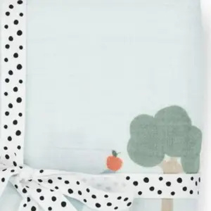 Maxi lange Playground Bleu (120x120 cm)