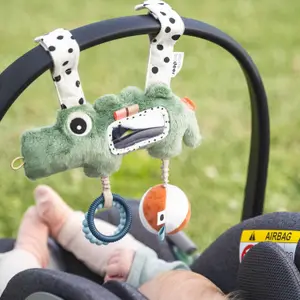 Jouet d'éveil à suspendre Croco Vert
