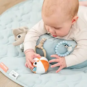 Coussin d'éveil Tummy time Playground Bleu
