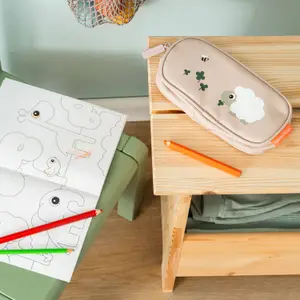 Trousse scolaire Tiny farm Rose