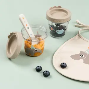 Lot de 2 pots de conservation Celebration Sable