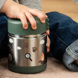 Thermos isotherme Tiny trails Vert (300 ml)