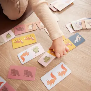 Jeu de dominos Animaux nordiques (28 pièces)