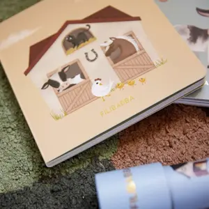 Livre bébé A la ferme