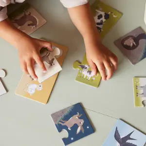 Puzzles Maman et ses bébés Animaux de la ferme