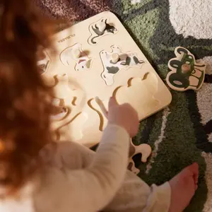 Puzzle en bois A la ferme