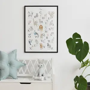 Grande affiche A2 Alphabet animaux