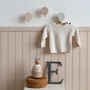 Lot de 3 patères Montgolfière