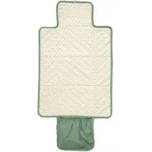 Tapis à langer bébé matelassé Ivy Green