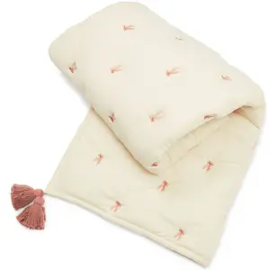 Couverture brodée pour enfants Bows