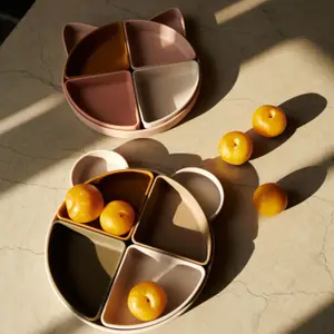 Assiette à compartiments Arne Cat Rose Multi Mix