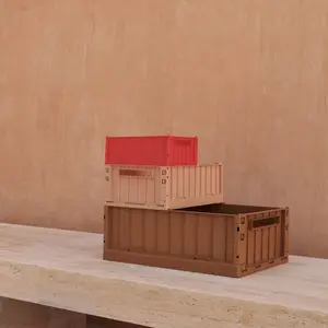 Lot de 2 caisses de rangement Weston M Tuscany rose