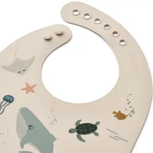 Lot de 2 bavoirs Tilda Sea Creature Sandy