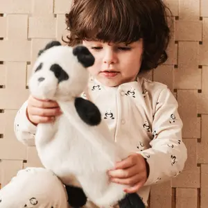 Doudou plat Roy Panda Sandy