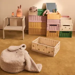 Lot de 2 caisses de rangement Weston M Peach