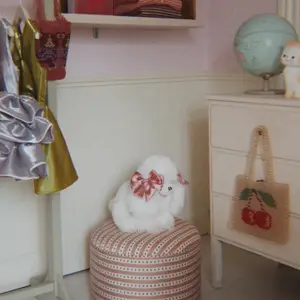 Peluche Chiot Spitz Beige