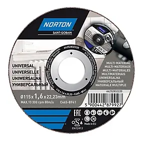 Disque de coupe multi Norton 115x1,6x22,2 mm