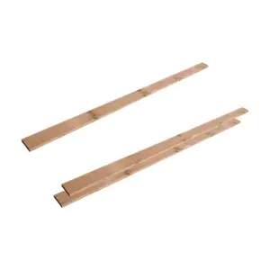 Lame de terrasse en bois marron - 2400 x 95 x 2 mm