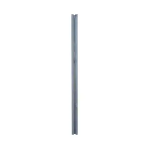Poteau en U gris avec rainure H. 180 cm x P. 9 cm x Ép. 4,5 cm