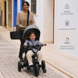 Tricycle évolutif Easytwist Platinium Grey