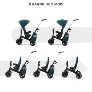 Tricycle évolutif Easytwist Midnight Green