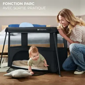 Lit bébé 3 en 1 Cami Black