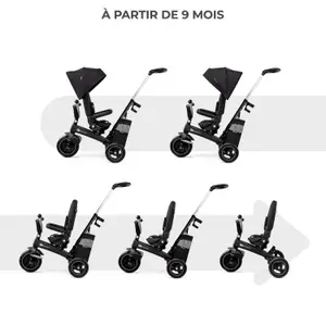 Tricycle évolutif Easytwist Black
