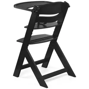 Chaise haute évolutive Enock avec coussin Black